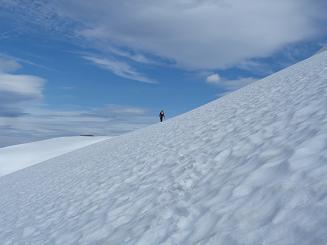 Traversing the NE side of point 7374