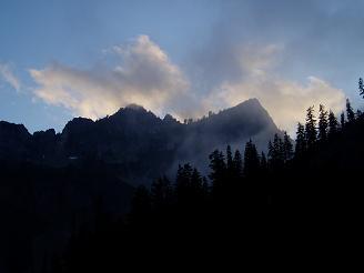 Roosevelt Mountain from Snow Lake