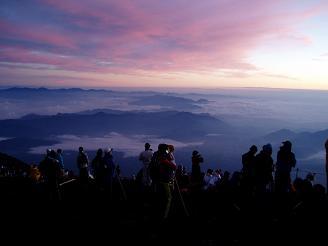 Mount Fuji from Sunrise from Mount Fuji