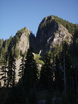 West side of the Duchess of Kent from the logging road