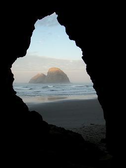 Sunrise from the Maxwell Point tunnel