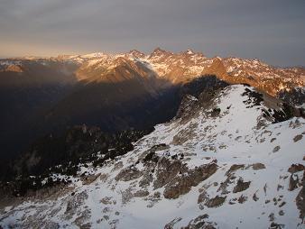 The Snoqualmie Range from Snoqualmie Mountain