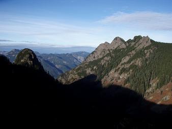 Russian Butte and Little Comrade