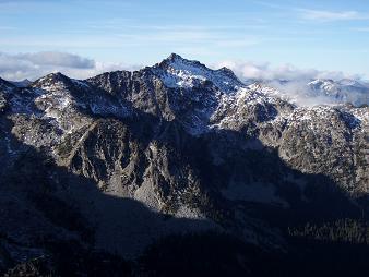 Jack Ridge (point 7,828) from Dudley Spire