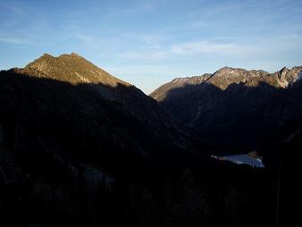 Axis Peak and Stuart Lake from Horseshoe Lake