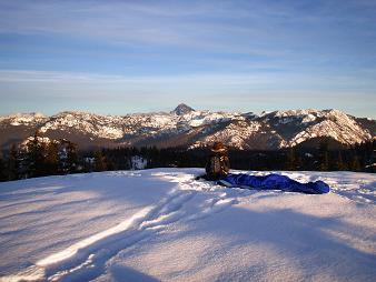 Camp at the Polallie Ridge lookout