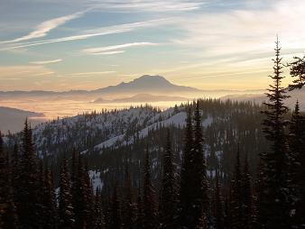 Mount Rainier from Polallie Ridge