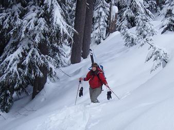 Lindsay below Kendall Knob