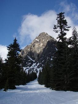 Guye Peak from the road above the Sahalie Ski Club