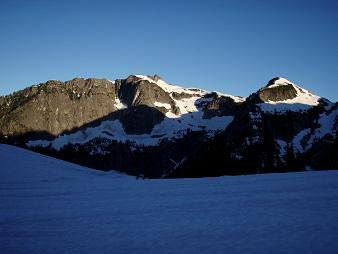 East sides of Big Snow Mountain and Hardscrabble Dome