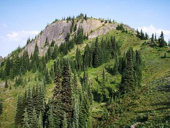 North side of Mutton Mountain