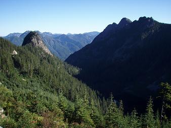 Russian Butte from logging road on east side of Zorro Ridge