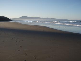 Looking south on Oceanside beach