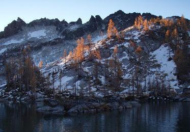 McClellan Peak from Perfection Lake