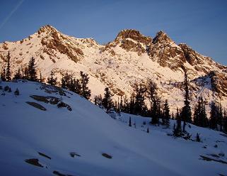 Morning light on Ingalls Peak