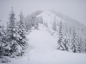 South side of Greenway Mountain