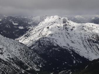 Lichtenberg Mountain from Big Chief Mountain