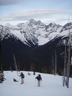 Black Peak (?) from the south ridge of Mount Hardy