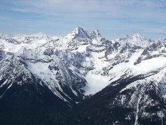 Black Peak from Mount Hardy