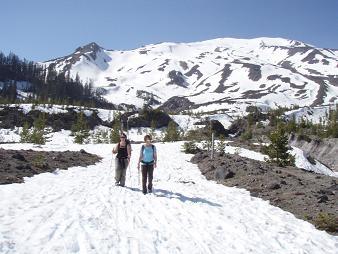 Returning from Mount Saint Helens