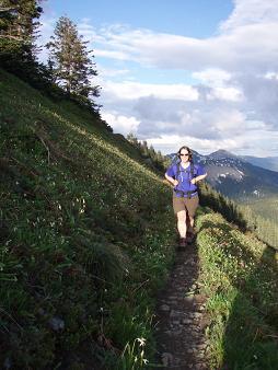 Evening light near the summit of Mount Defiance