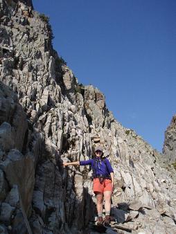 Bottom of the Del Campo rock scramble