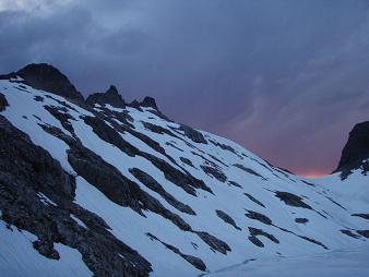 Gothic Peak after the rain passed through