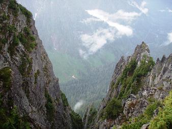 Gully on west side of Gothic Peak