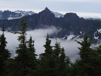 Red Mountain from south ridge of Gothic Peak