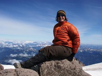 Yay! On the summit of Glacier Peak