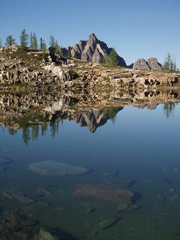 Mount Hardy from Upper Snowy Lake