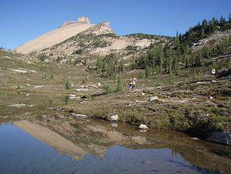 Golden Horn from Lower Snowy Lake