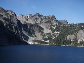 Mount Roosevelt from Snow Lake
