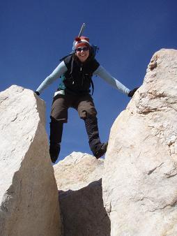 On the summit of Johnson Peak