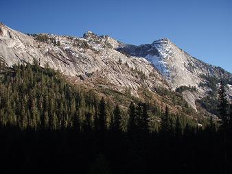 From the road to Yosemite Valley