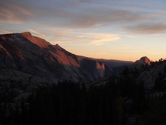 Clouds Rest and El Capitan from Olmstead Point