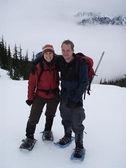 Lindsay and Ben on top of Cave Ridge