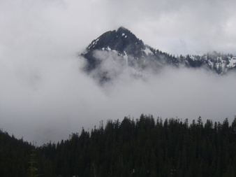 Wright Mountain from the shoulder of Caroline Peak