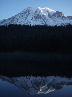 View from our road-side breakfast stop at Reflection Lake