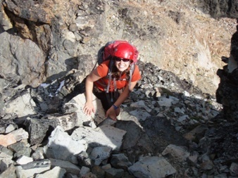 Scrambling the summit block