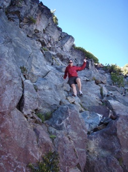 Descending the bottom part of the 3rd class section