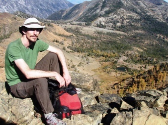 On the summit of Earl Peak