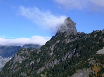 Mount Thomson making clouds