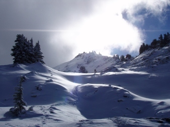 Summit of Boulder BM in the distance