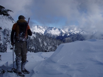 On Boulder's NE ridge