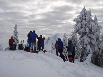 Birthday party on the summit