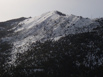 Greenway Mountain from Hall Creek Road