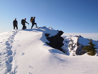 The summit of Cleveland Mountain