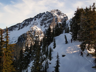 Sloan and the NW ridge of Slodal