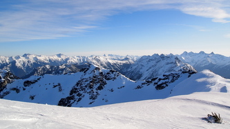 Looking west from the summit